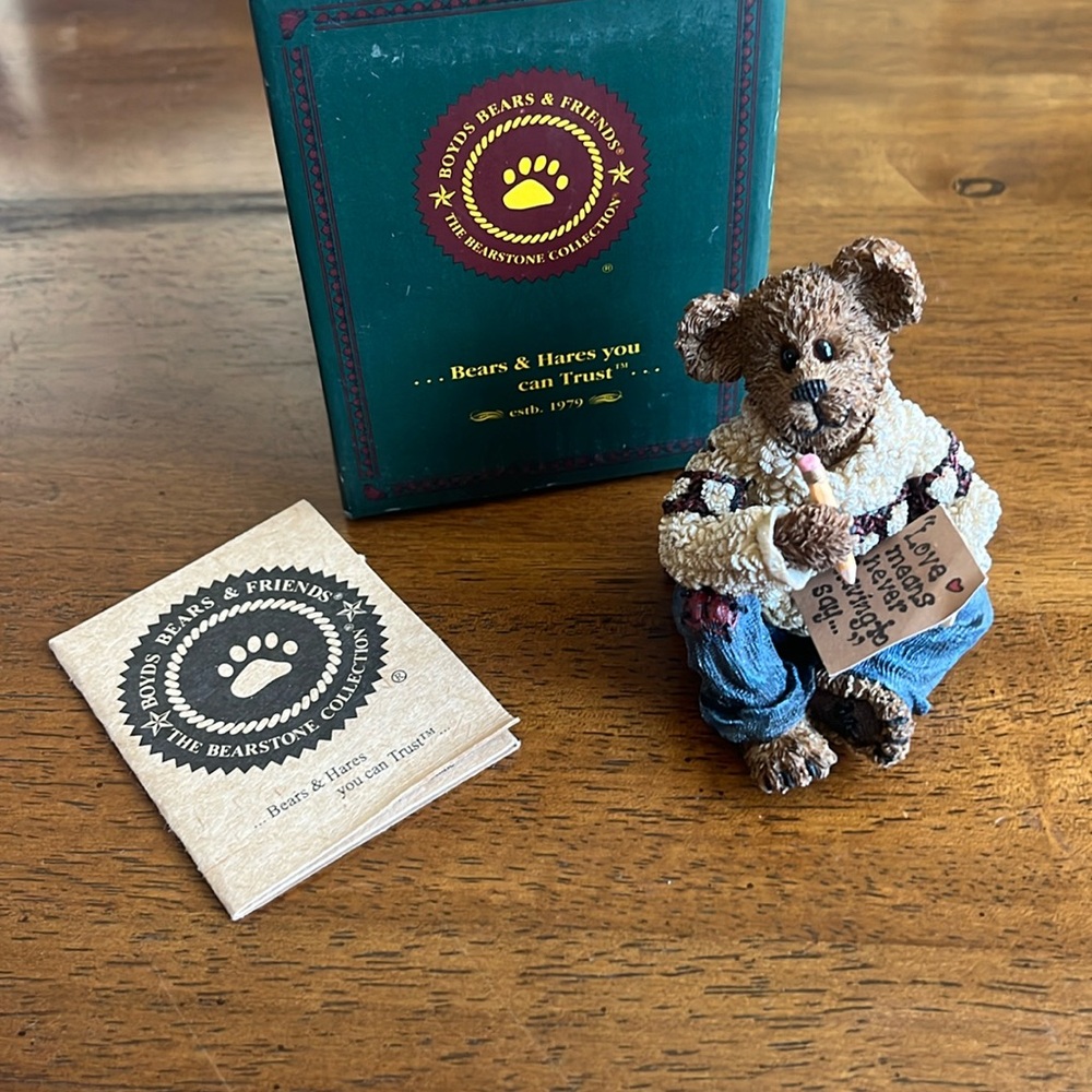 Boyds Bears - Oliver Wendel…Love Letters